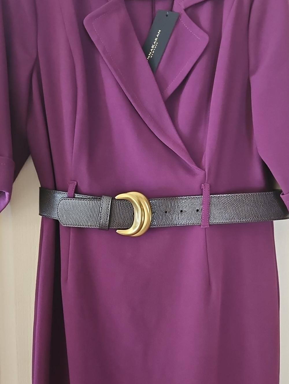 Donna Karan New York Belted Dress, Size 12. NWT - Picture 5 of 13